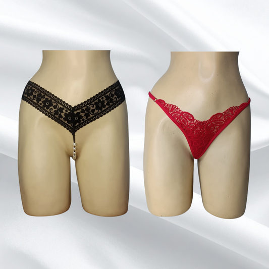 LENCERIA PACK 2 SIEMPRE LISTA ANA PERLAS+HILO FABIANNA