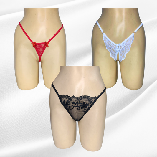 LENCERIA PACK 3 MICRO HILO LULU+HILO CELESTE+HILO SIEMPRE LISTA LOVE